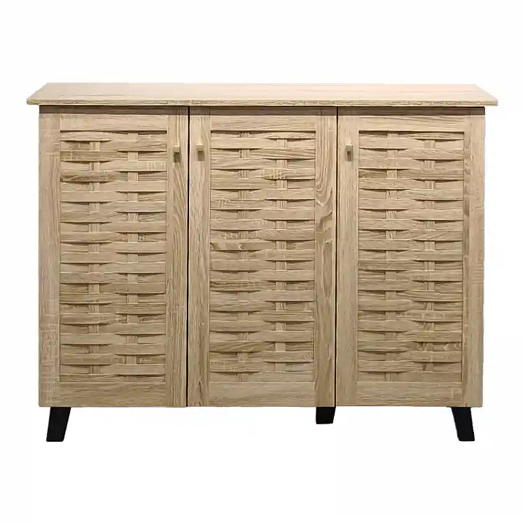 Παπουτσοθήκη-ντουλάπι Mantam pakoworld 16 ζεύγων sonoma 115.5x34x87εκ