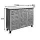Παπουτσοθήκη-ντουλάπι Mantam pakoworld 16 ζεύγων sonoma 115.5x34x87εκ