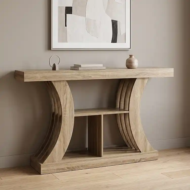 Κονσόλα Conde pakoworld sonoma 160x30x90εκ