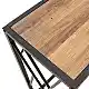 Κονσόλα Ivy pakoworld χρώμα καρυδί-μαύρο 120x35x75εκ