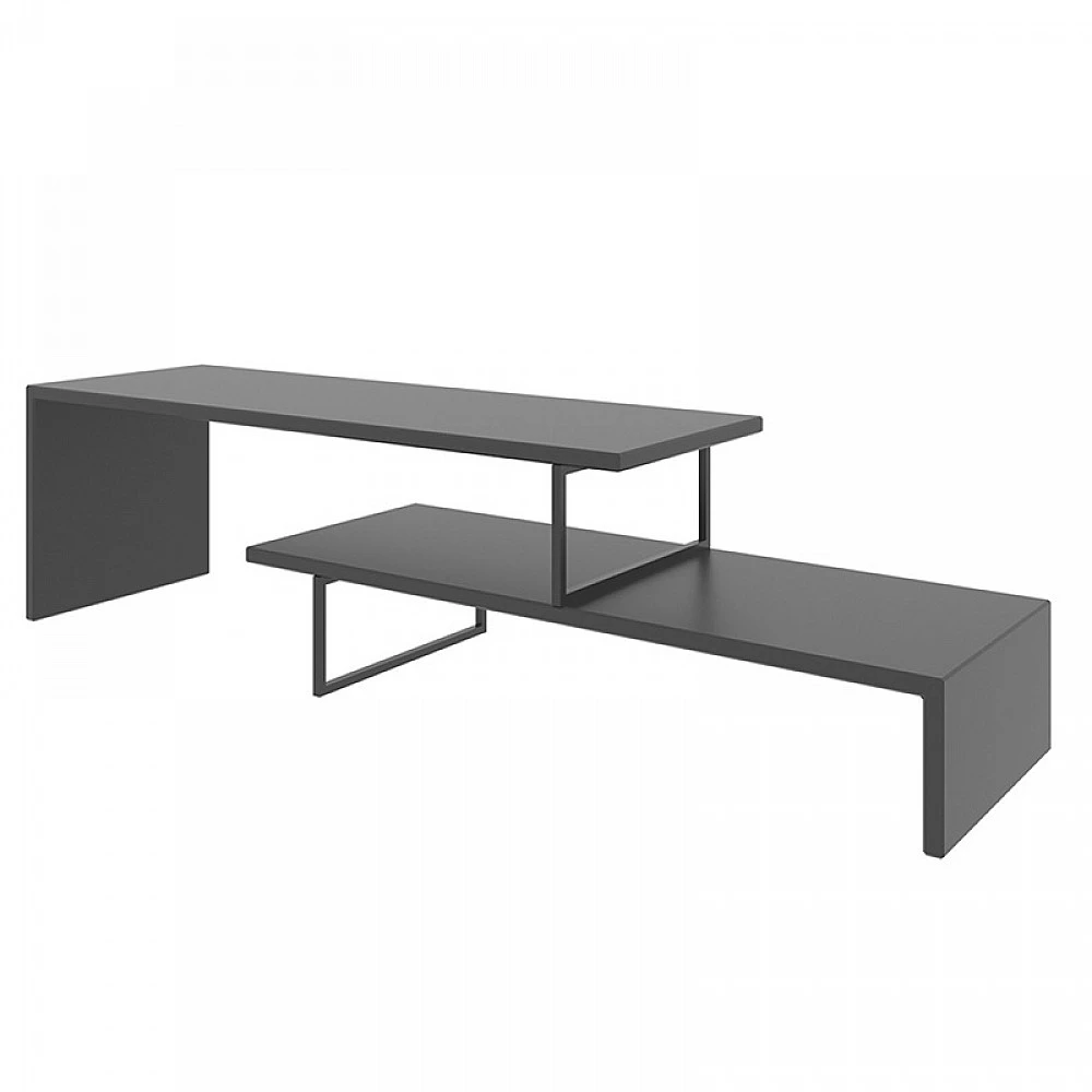 Έπιπλο τηλεόρασης Ferocity pakoworld χρώμα ανθρακί 120x30x45εκ Έπιπλο τηλεόρασης Ferocity pakoworld χρώμα ανθρακί 120x30x45εκ