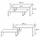 Έπιπλο τηλεόρασης Ferocity pakoworld χρώμα ανθρακί 120x30x45εκ Έπιπλο τηλεόρασης Ferocity pakoworld χρώμα ανθρακί 120x30x45εκ