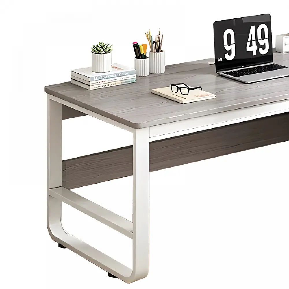 Γραφείο Salto pakoworld με συρταριέρα-MDF γκρι-λευκό 120x48x74εκ Γραφείο Salto pakoworld με συρταριέρα-MDF γκρι-λευκό 120x48x74εκ