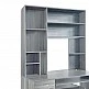 Γραφείο υπολογιστή με βιβλιοθήκη Novelty pakoworld γκρι-oak 120x55x182εκ Γραφείο υπολογιστή με βιβλιοθήκη Novelty pakoworld γκρι-oak 120x55x182εκ