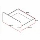 Συρταριέρα Kuanger pakoworld σε λευκή-φυσική απόχρωση 120x40x70εκ Συρταριέρα Kuanger pakoworld σε λευκή-φυσική απόχρωση 120x40x70εκ
