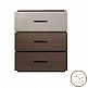 Κομοδίνο Sonlen pakoworld mdf σε καρυδί-μπεζ απόχρωση 60x40x66εκ Κομοδίνο Sonlen pakoworld mdf σε καρυδί-μπεζ απόχρωση 60x40x66εκ
