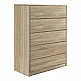 Συρταριέρα Kuanger pakoworld mdf σε φυσική απόχρωση 80x40x109εκ Συρταριέρα Kuanger pakoworld mdf σε φυσική απόχρωση 80x40x109εκ