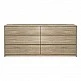 Συρταριέρα Kuanger pakoworld mdf σε φυσική απόχρωση 120x40x70εκ Συρταριέρα Kuanger pakoworld mdf σε φυσική απόχρωση 120x40x70εκ
