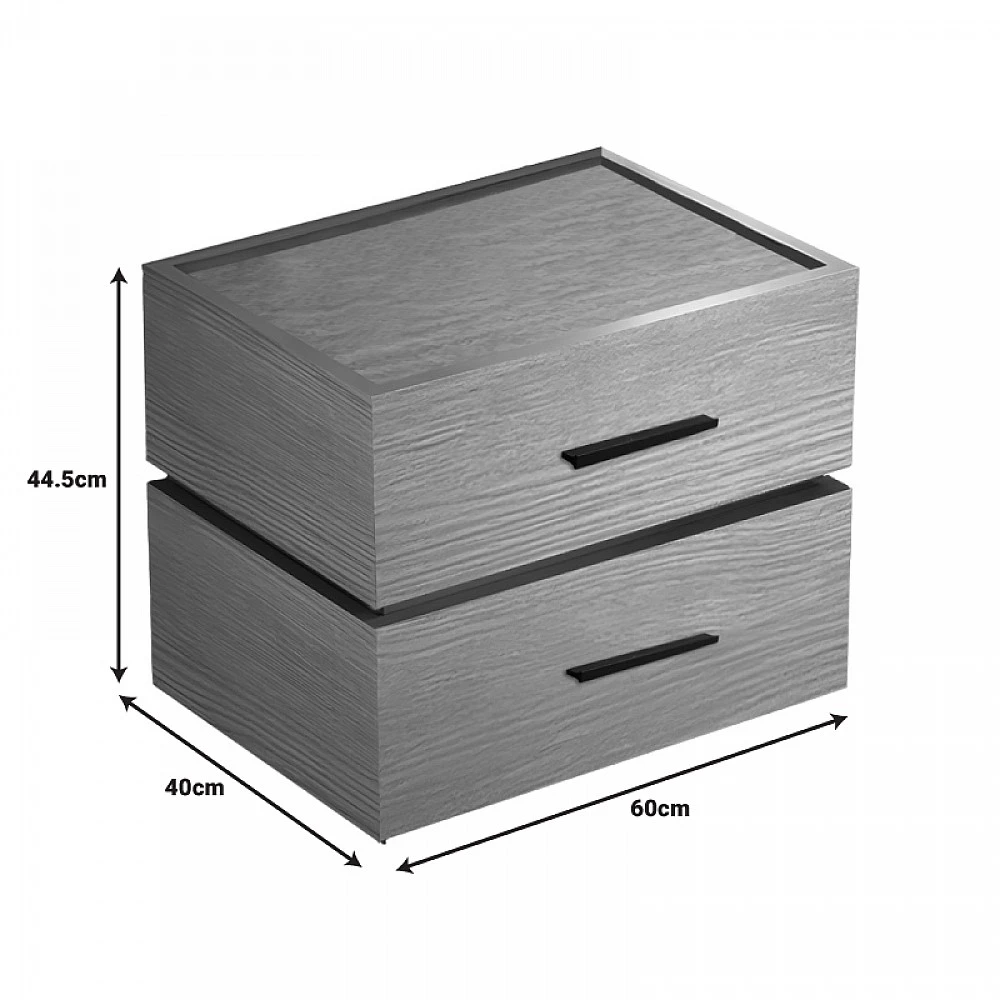 Κομοδίνο Sonlen pakoworld mdf σε oak απόχρωση 60x40x44.5εκ Κομοδίνο Sonlen pakoworld mdf σε oak απόχρωση 60x40x44.5εκ