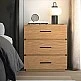 Κομοδίνο Sonlen pakoworld mdf σε oak απόχρωση 60x40x66εκ Κομοδίνο Sonlen pakoworld mdf σε oak απόχρωση 60x40x66εκ