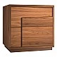 Κομοδίνο Inget pakoworld mdf σε καρυδί απόχρωση 50x40x48εκ Κομοδίνο Inget pakoworld mdf σε καρυδί απόχρωση 50x40x48εκ