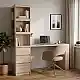 Γραφείο με βιβλιοθήκη Cliner pakoworld sonoma 140x50x180εκ