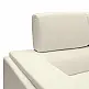 Καναπές Shea pakoworld 2θέσιος PU ivory-inox 158x80x87εκ Καναπές Shea pakoworld 2θέσιος PU ivory-inox 158x80x87εκ