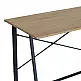 Γραφείο εργασίας Siklo pakoworld πτυσσόμενο oak- μαύρο μέταλλο 100x46x75.5εκ