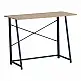 Γραφείο εργασίας Siklo pakoworld πτυσσόμενο oak- μαύρο μέταλλο 100x46x75.5εκ