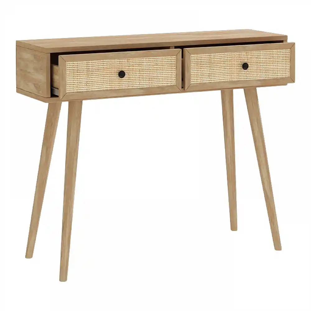 Κονσόλα Oslo pakoworld sonoma 100x29x81εκ