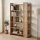 Βιβλιοθήκη Oslo pakoworld sonoma 100x32x146.5εκ