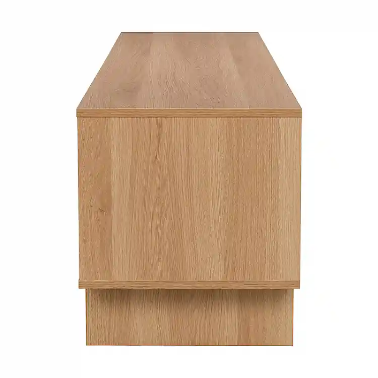 Έπιπλο τηλεόρασης Jenfia pakoworld mdf σε φυσική απόχρωση 150x39x45,5εκ