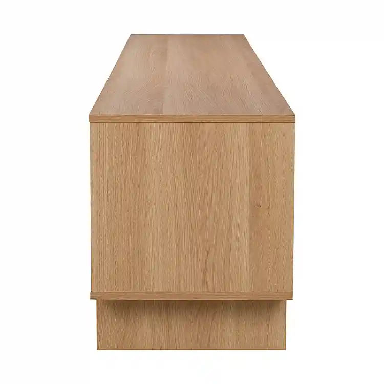 Έπιπλο τηλεόρασης Jenfia pakoworld mdf σε φυσική απόχρωση 180x39x45,5εκ