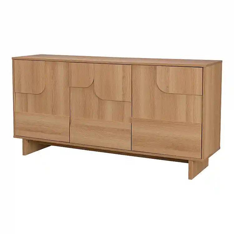 Μπουφές Jenfia pakoworld mdf σε φυσική απόχρωση 150x39x75,5εκ
