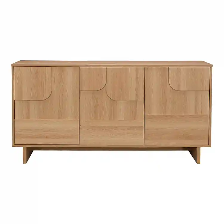 Μπουφές Jenfia pakoworld mdf σε φυσική απόχρωση 150x39x75,5εκ