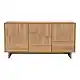 Μπουφές Jenfia pakoworld mdf σε φυσική απόχρωση 150x39x75,5εκ