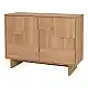 Μπουφές Jenfia pakoworld mdf σε φυσική απόχρωση 101,2x39x75,5εκ