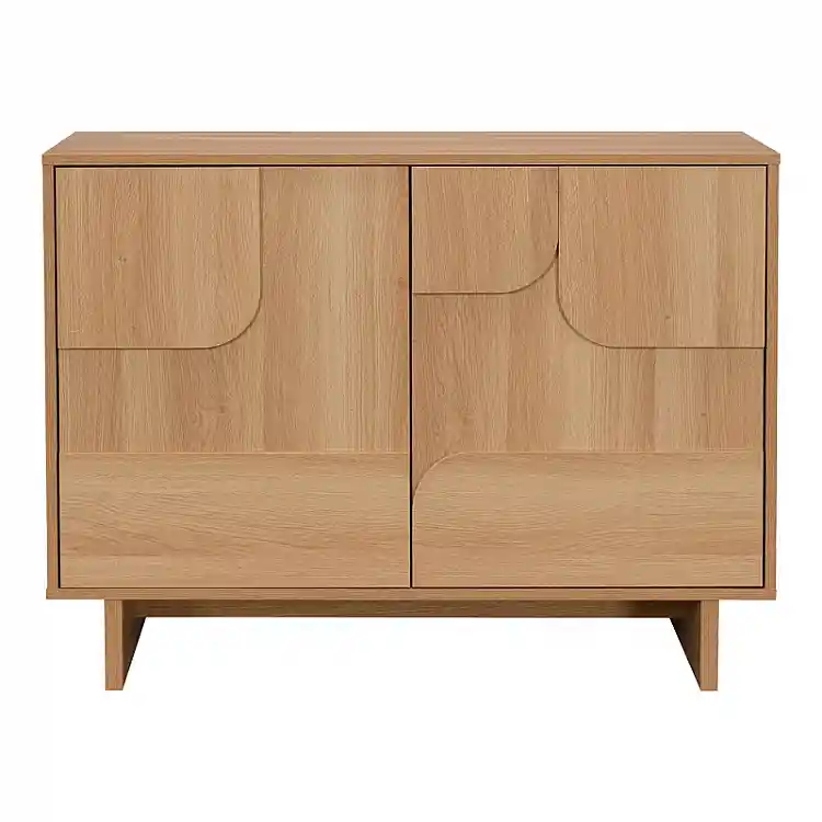 Μπουφές Jenfia pakoworld mdf σε φυσική απόχρωση 101,2x39x75,5εκ