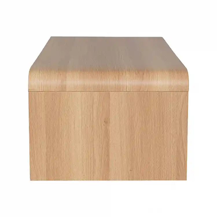 Τραπέζι σαλονιού Kelba pakoworld mdf σε φυσική απόχρωση 100x50x35,5εκ