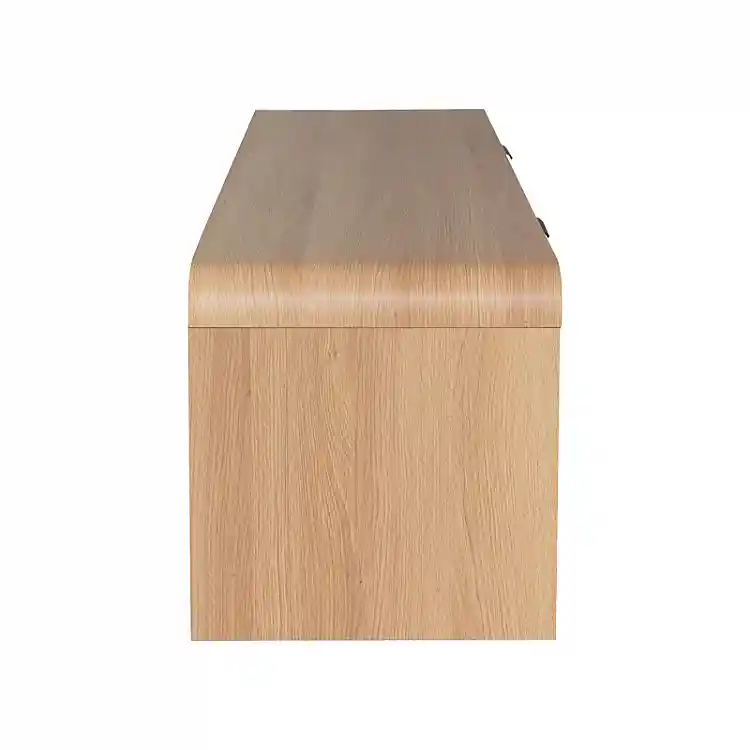 Έπιπλο τηλεόρασης Anfen pakoworld mdf σε φυσική απόχρωση 160x39x40,5εκ