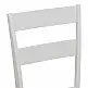 Καρέκλα Dallan pakoworld rubberwood λευκό 40x47.5x89εκ | 2 τμχ