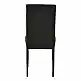Καρέκλα Zeben pakoworld μαύρο PU με πόδι μαύρο rubberwood 43,5x55,5x93,5εκ | 2 τμχ