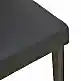 Καρέκλα Zeben pakoworld μαύρο PU με πόδι μαύρο rubberwood 43,5x55,5x93,5εκ | 2 τμχ