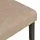 Καρέκλα Zeben pakoworld αντικέ μπεζ ύφασμα με πόδι μαύρο rubberwood 43,5x55,5x93,5εκ | 2 τμχ
