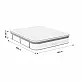 Στρώμα Utopia pakoworld pocket spring με ανώστρωμα 30-32cm 160x200εκ Στρώμα Utopia pakoworld pocket spring με ανώστρωμα 30-32cm 160x200εκ