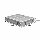 Στρώμα Luxury pakoworld pocket spring+gel memory foam+latex 34-36cm 150x200εκ Στρώμα Luxury pakoworld pocket spring+gel memory foam+latex 34-36cm 150x200εκ