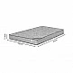Στρώμα Klaudia pakoworld Continuous spring μονής όψης 17-18cm 120x200εκ Στρώμα Klaudia pakoworld Continuous spring μονής όψης 17-18cm 120x200εκ