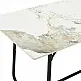 Τραπέζι Revello pakoworld sintered stone λευκό μαρμάρου-μαύρο 150x90x75εκ Τραπέζι Revello pakoworld sintered stone λευκό μαρμάρου-μαύρο 150x90x75εκ