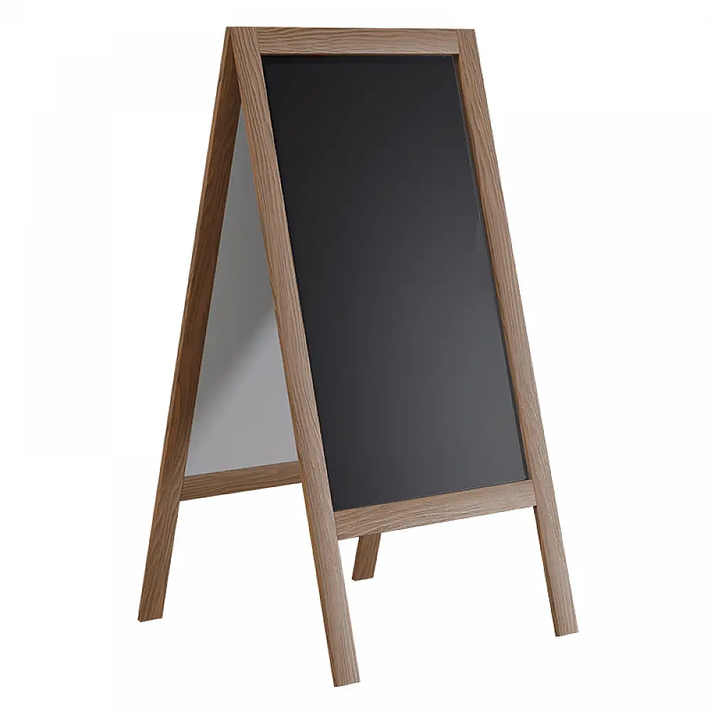 Stand μενού Felex pakoworld καρυδί-μαύρο 50x25x100εκ