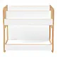 Ραφιέρα Dovere pakoworld φυσικό-λευκό mdf 56x34x55εκ