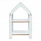 Ραφιέρα Montessori Zoilen pakoworld λευκό-μπλε mdf 50x30x80εκ Ραφιέρα Montessori Zoilen pakoworld λευκό-μπλε mdf 50x30x80εκ