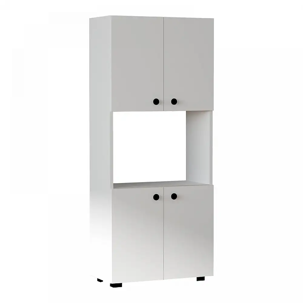 Στήλη Guzel pakoworld σε λευκή απόχρωση 60x31.4x140εκ