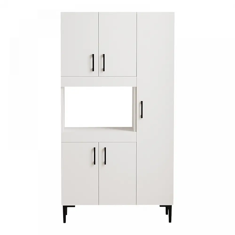 Ντουλάπια κουζίνας Defne pakoworld σε λευκή απόχρωση 89x37.5x160εκ