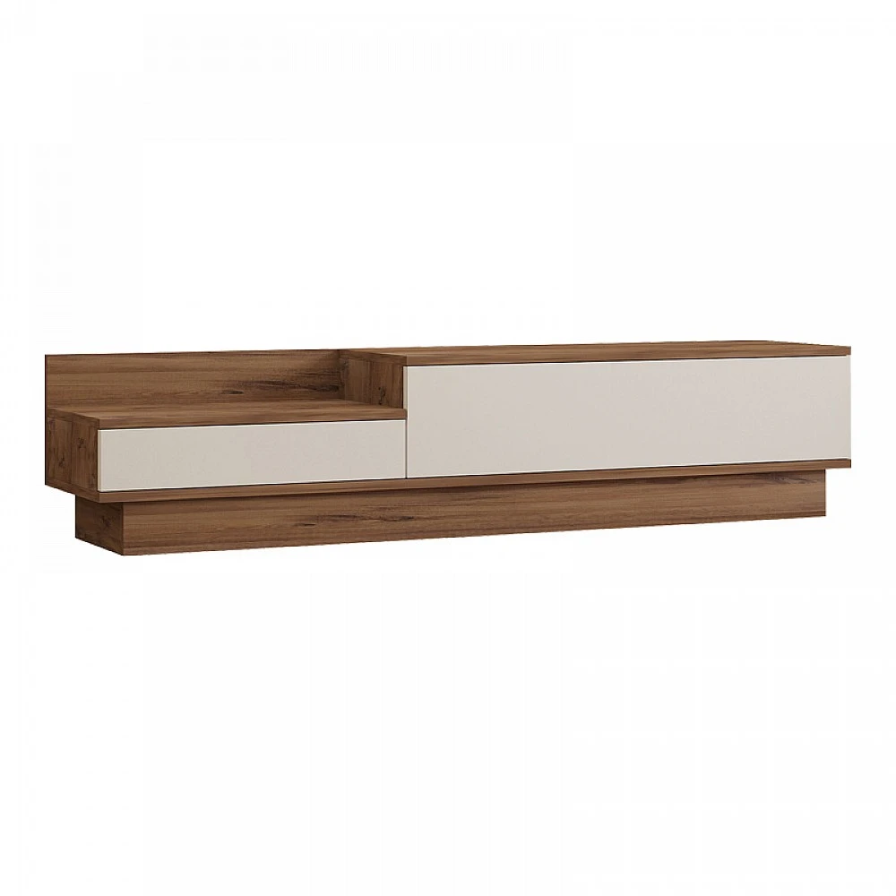 Έπιπλο τηλεόρασης Eclipse pakoworld σε κρεμ-oak απόχρωση 160x35x35εκ