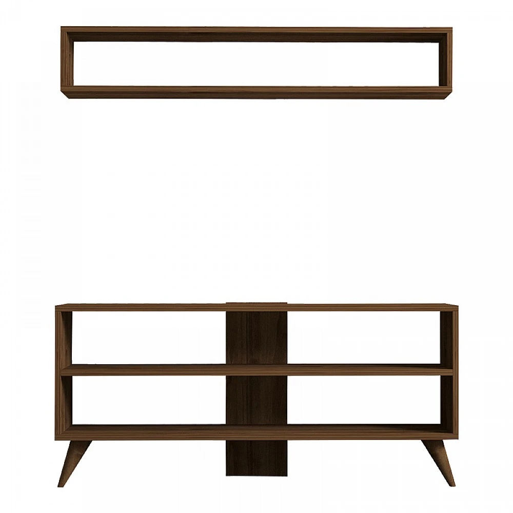 Σύνθετο σαλονιού Prestige pakoworld σε καρυδί απόχρωση 120x29,6x50εκ Σύνθετο σαλονιού Prestige pakoworld σε καρυδί απόχρωση 120x29,6x50εκ