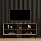 Έπιπλο τηλεόρασης Prestige pakoworld σε sonoma απόχρωση 120x29,6x50εκ Έπιπλο τηλεόρασης Prestige pakoworld σε sonoma απόχρωση 120x29,6x50εκ