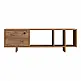 Έπιπλο τηλεόρασης Mueble pakoworld σε sonoma απόχρωση 140x29x45εκ Έπιπλο τηλεόρασης Mueble pakoworld σε sonoma απόχρωση 140x29x45εκ