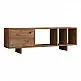 Έπιπλο τηλεόρασης Mueble pakoworld σε sonoma απόχρωση 140x29x45εκ Έπιπλο τηλεόρασης Mueble pakoworld σε sonoma απόχρωση 140x29x45εκ