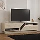Έπιπλο τηλεόρασης Cogo pakoworld σε όψη τραβερτίνας 160x40x45εκ Έπιπλο τηλεόρασης Cogo pakoworld σε όψη τραβερτίνας 160x40x45εκ