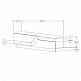 Έπιπλο τηλεόρασης Cogo pakoworld σε όψη τραβερτίνας 160x40x45εκ Έπιπλο τηλεόρασης Cogo pakoworld σε όψη τραβερτίνας 160x40x45εκ